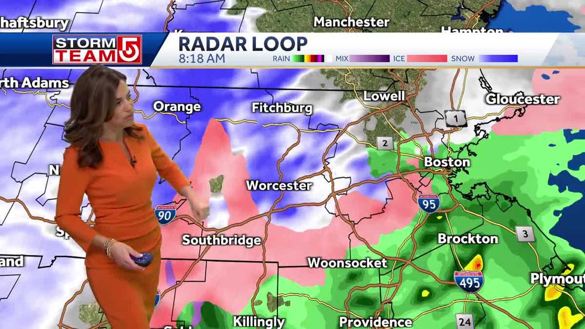 Video: High winds, sleet, coastal flooding