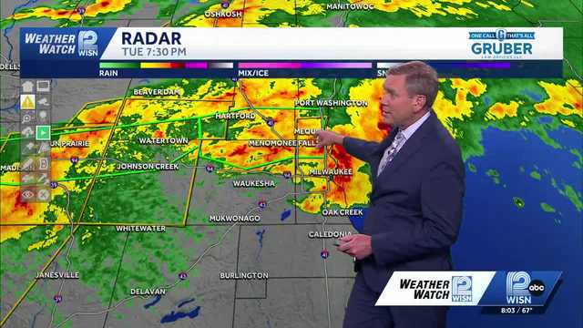 Powerful storms move through SE Wisconsin