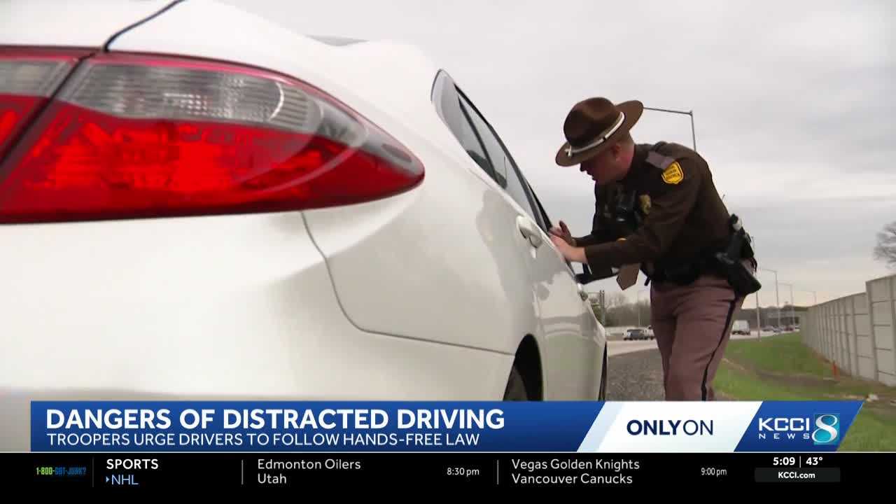 Iowa law enforcement cracks down on drivers using cellphones