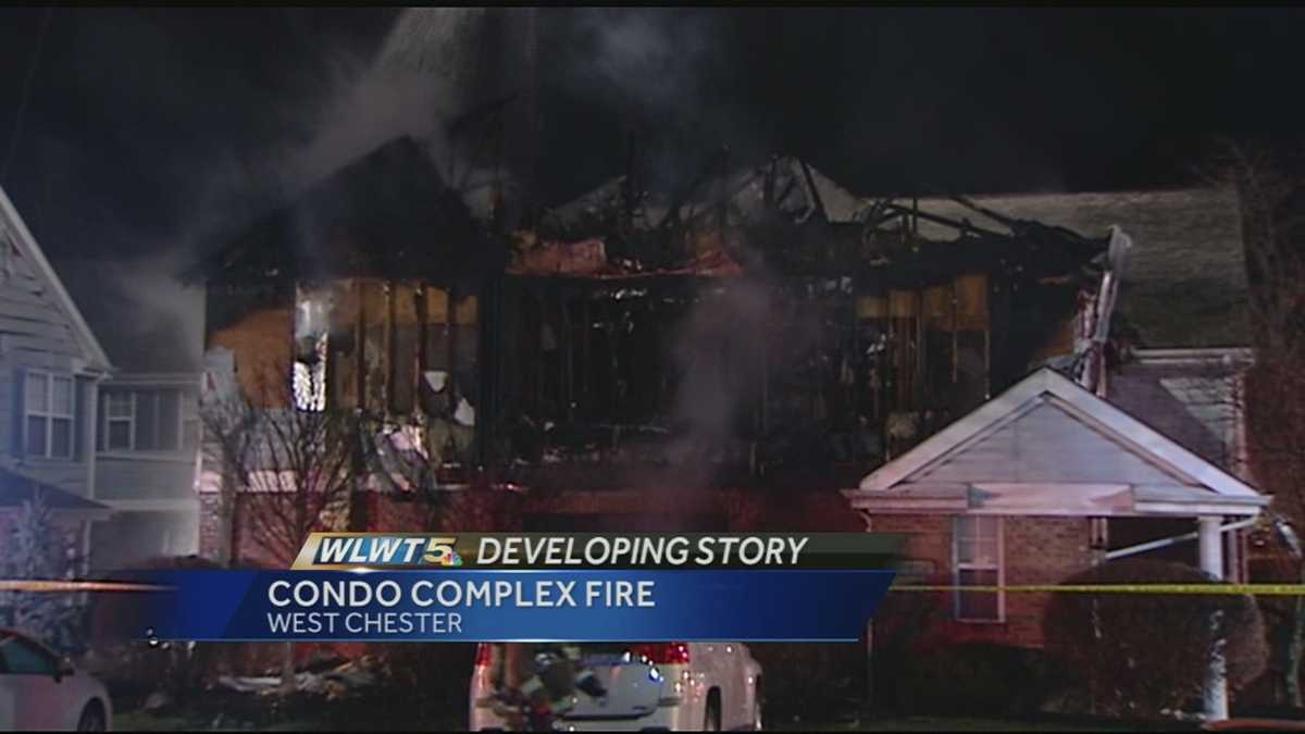 Residents escape injury as fire sweeps through part of condo complex