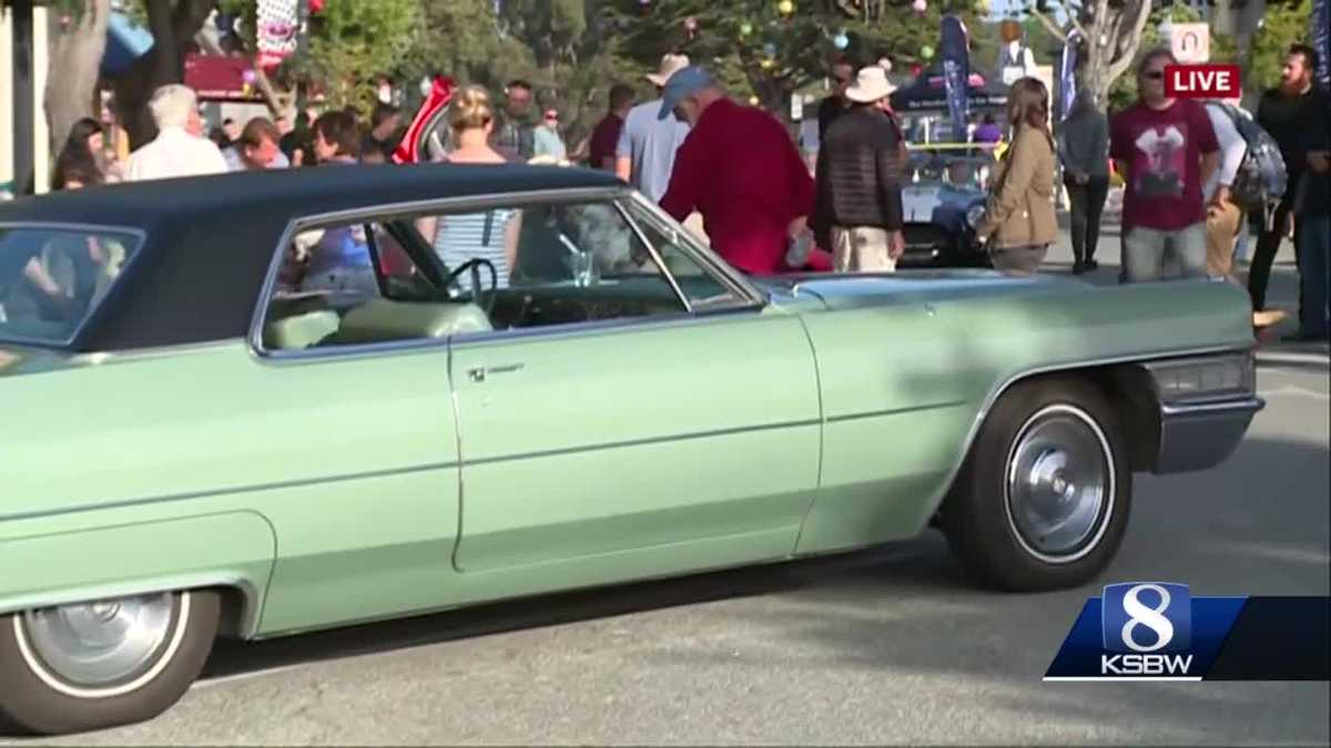 Classic cars cruise through Pacific Grove