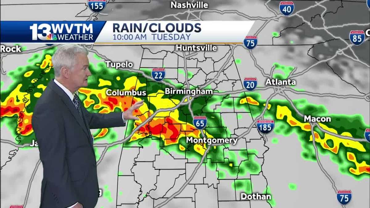 High chance of rain early this week