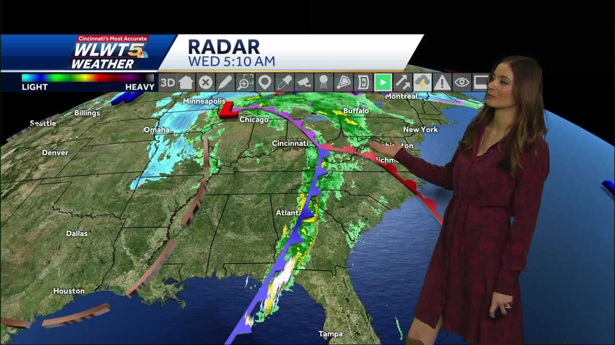 Season switch: Rain and wind usher in falling temperatures and snow in ...
