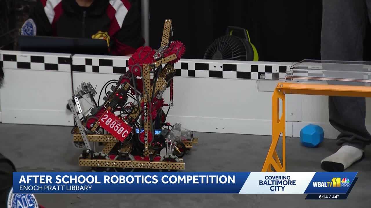 wbaltv.com - Enoch Pratt Free Library hosts robotics competition