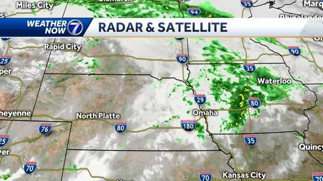 More scattered showers and storms possible Saturday evening