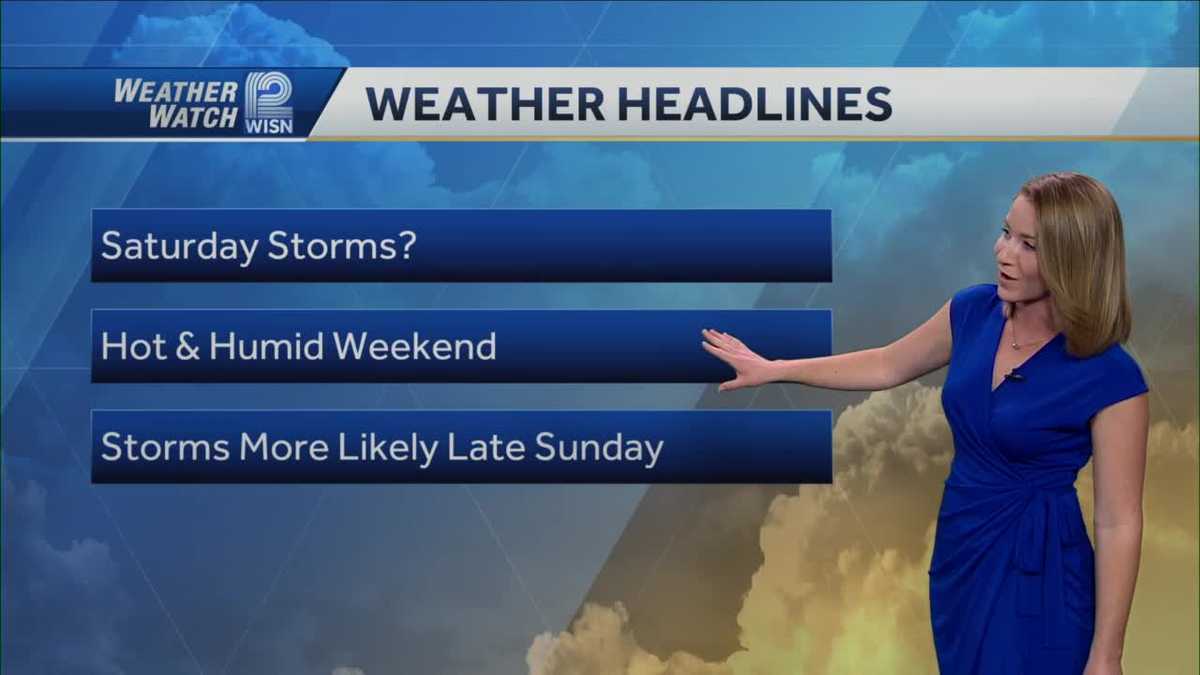 Videocast: Summer heat, humidity and storm chances