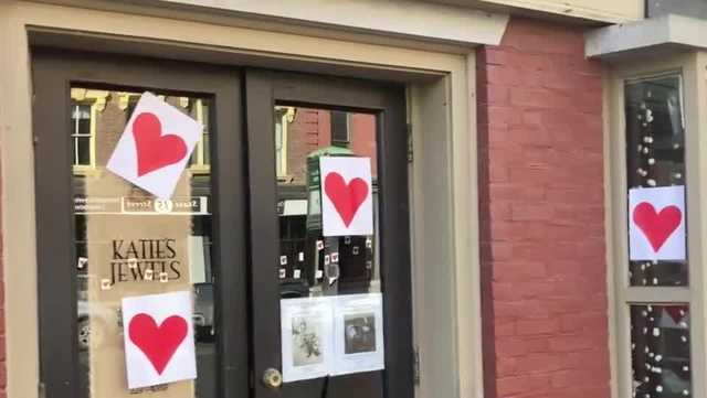 Valentine's Day Phantom places hearts around Montpelier - Vimarsana News