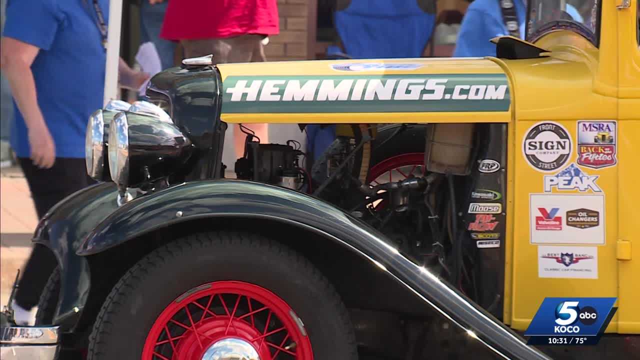 Hemmings Great Race brings 140 antique vehicles to Oklahoma City during Route 66 centennial