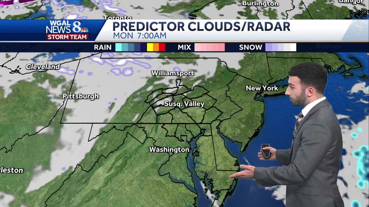 Brisk with belowaverage temperatures in southcentral Pennsylvania