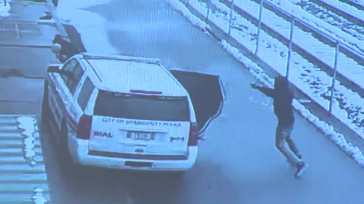 Surveillance video shows McKeesport police officer being shot