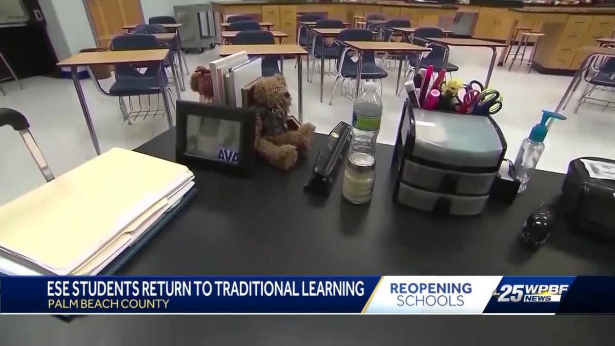 Palm Beach County ESE students head back to the classroom