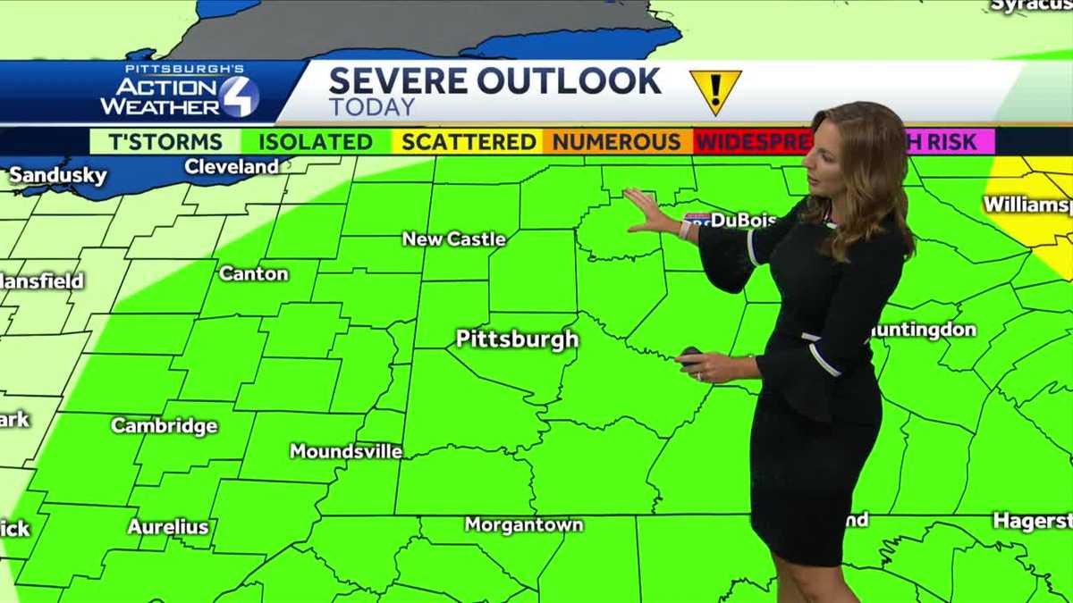 Pittsburgh Weather Heavy rain, thunderstorms possible Wednesday