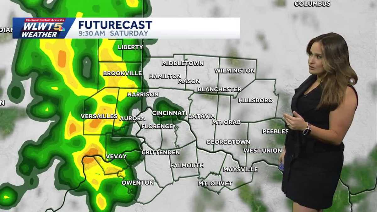 Scattered rain and storms return this weekend for Cincinnati