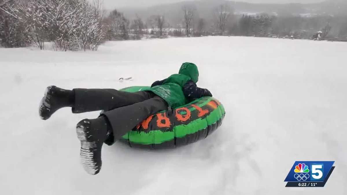 Vermonters spend snow day skiing, sledding, and tubing at local recreation areas