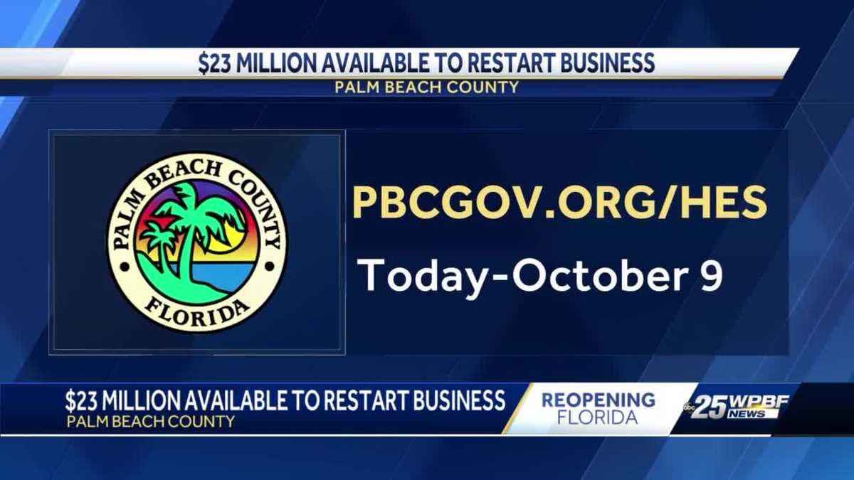 23 million in grants available for Palm Beach County businesses