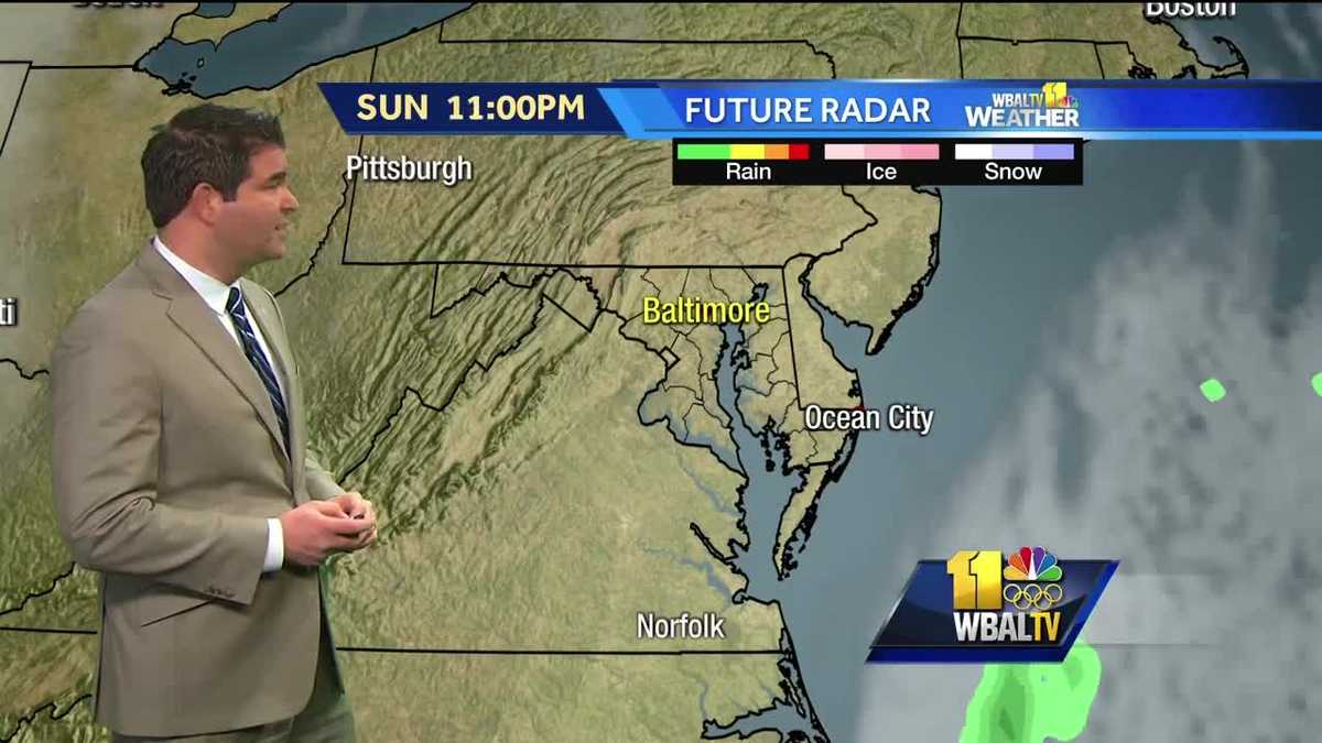 Mostly sunny Sunday, dry and cold