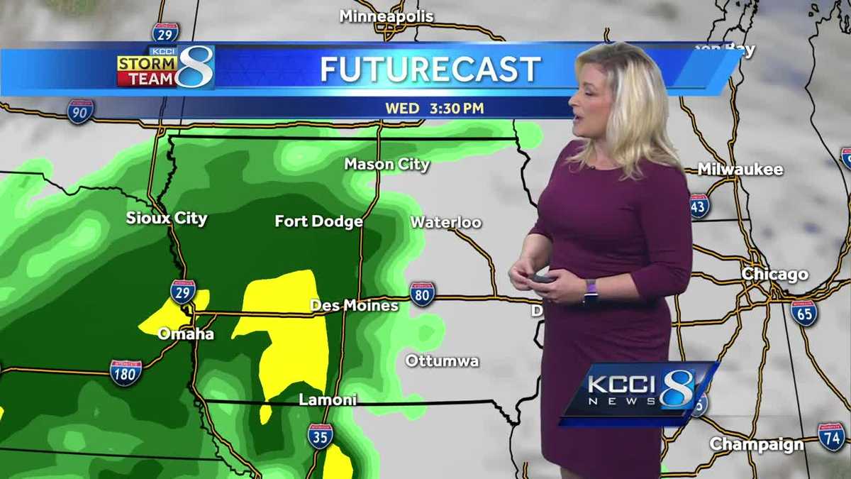 Videocast: Heavy rain arrives Wednesday