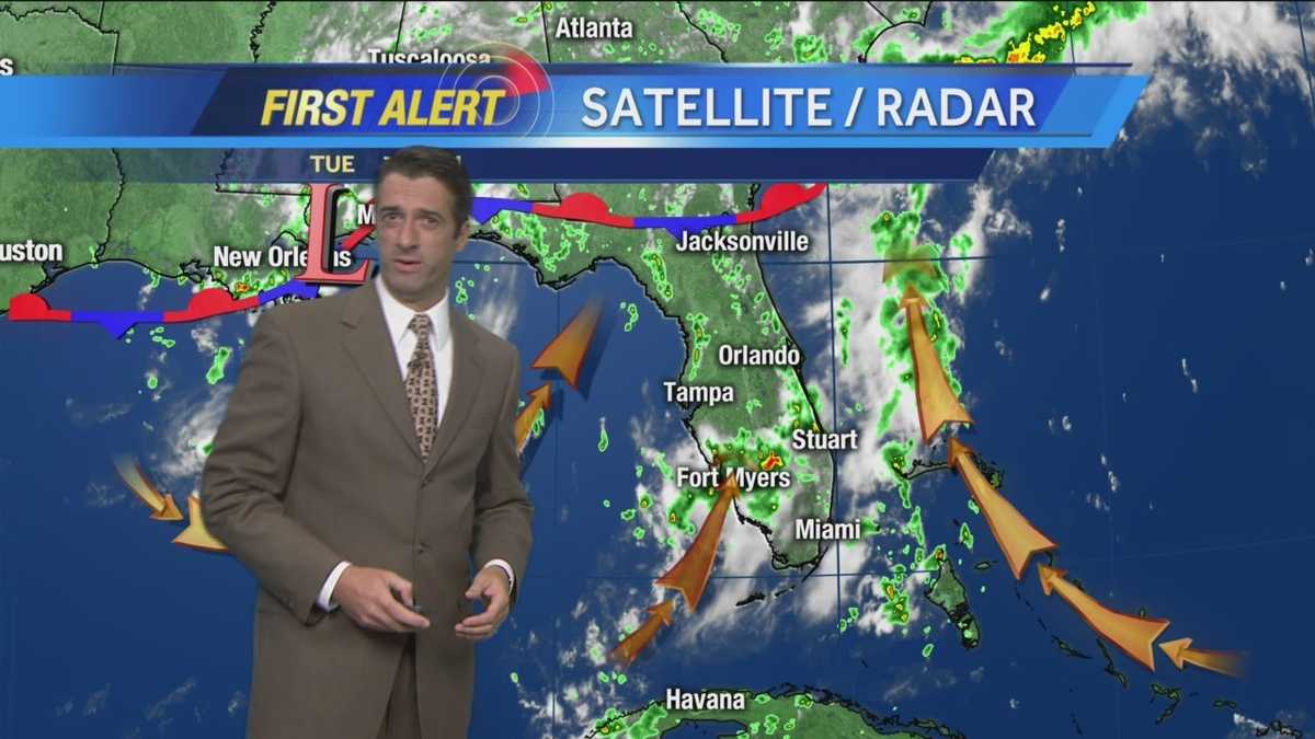 Wet weather pattern continues Wednesday