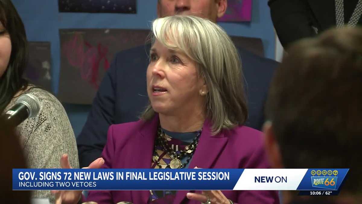New Mexico Gov. signs 72 new laws, vetoes two bills in final legislative session
