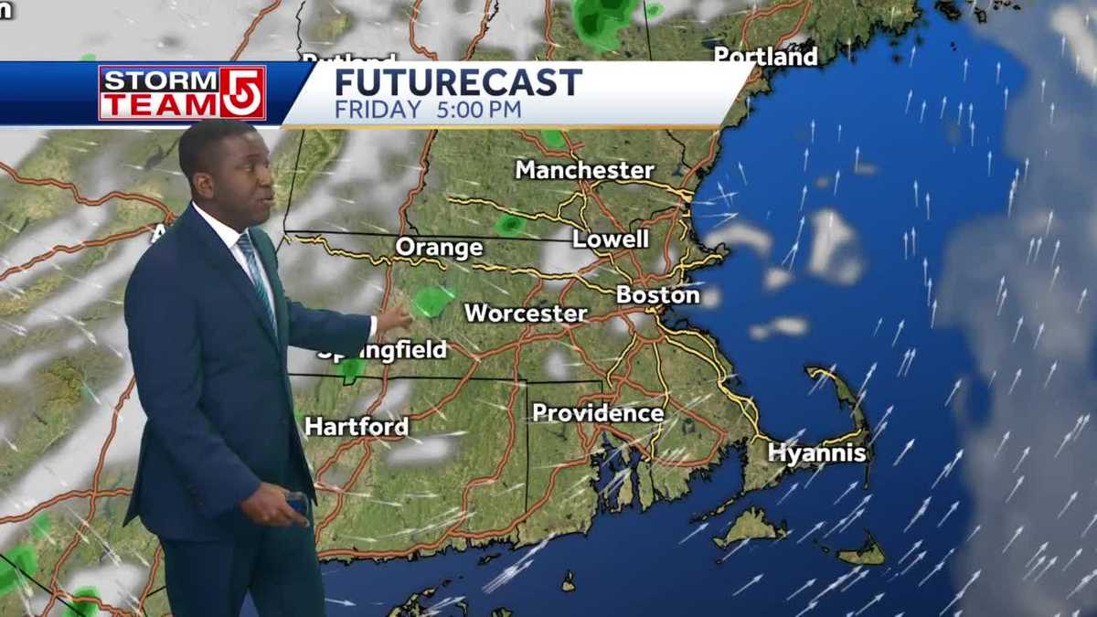 Video: Cold front moves in for weekend