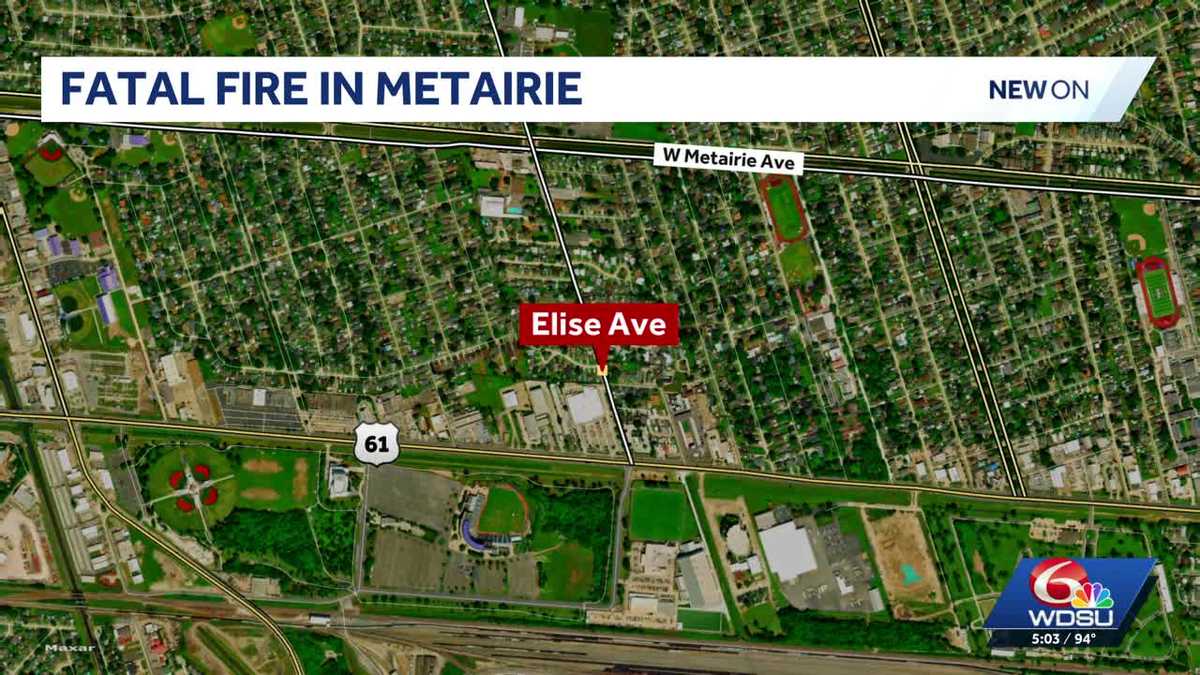 Elderly man found dead in Metairie home following fire