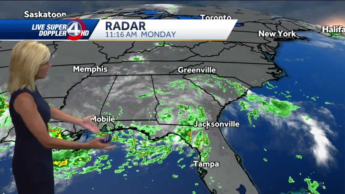 Videocast Scattered TStorms Today