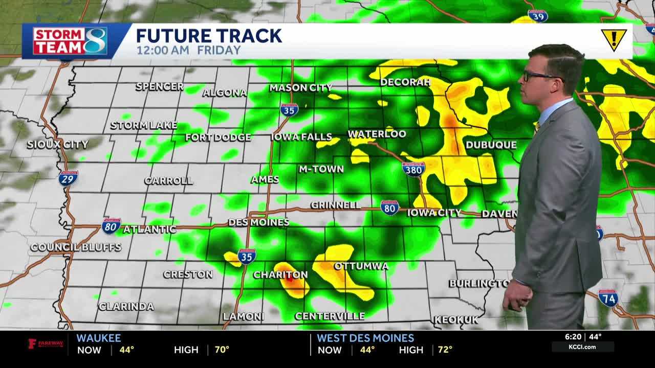 Iowa weather: Very strong winds bring warmer temperatures and more rain chances