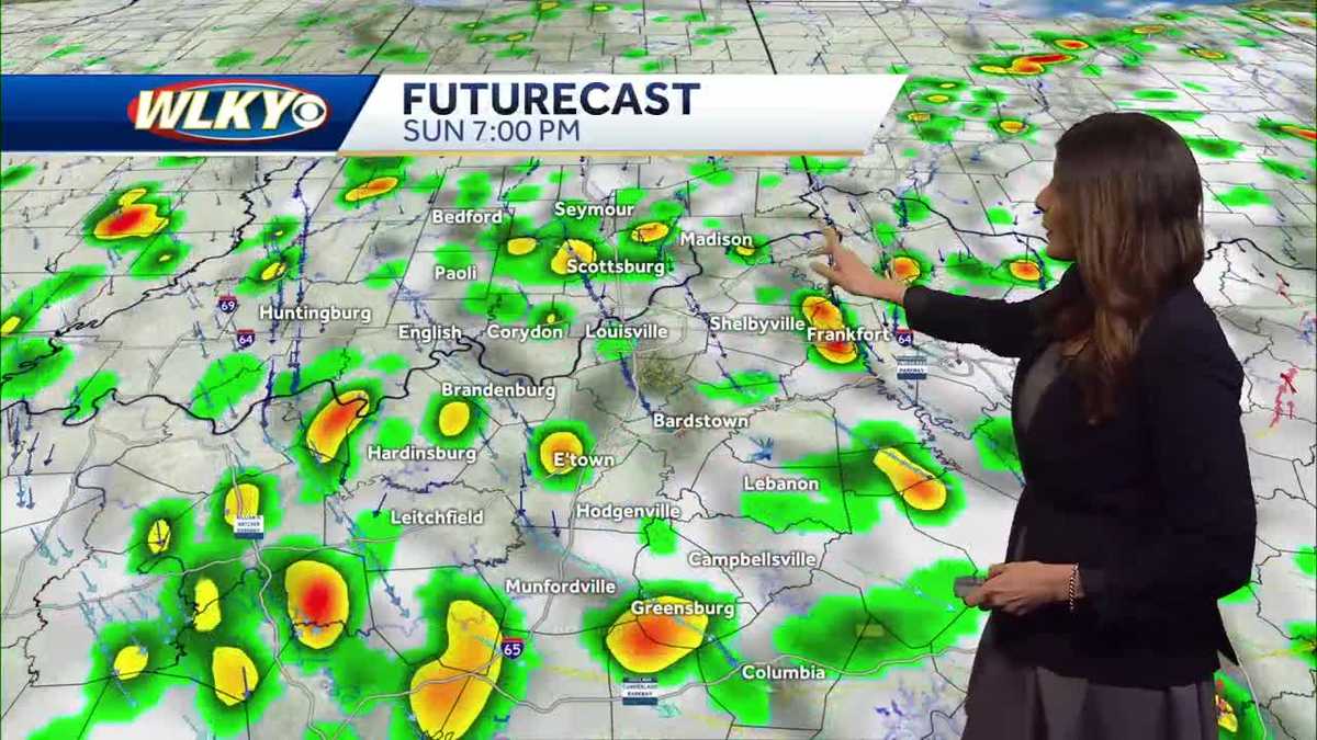 More unsettled weather to start the work week...