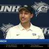 Sean Goldrich wins first game as UNH head coach