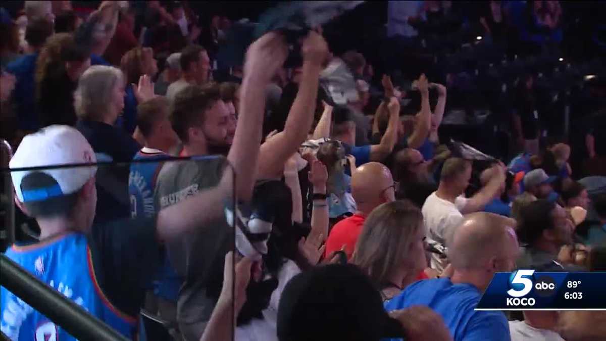 Thunder fans gather in OKC for pivotal Game 4 against Pacers