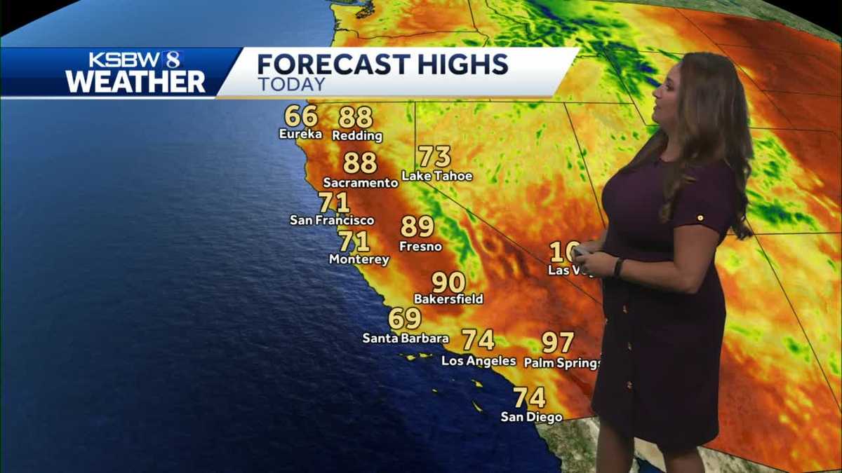 Mild temps with sunshine, smoke, and haze