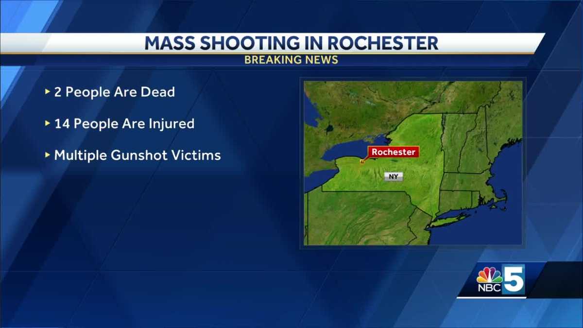 Shooting in Rochester, NY kills two people and wounds 14