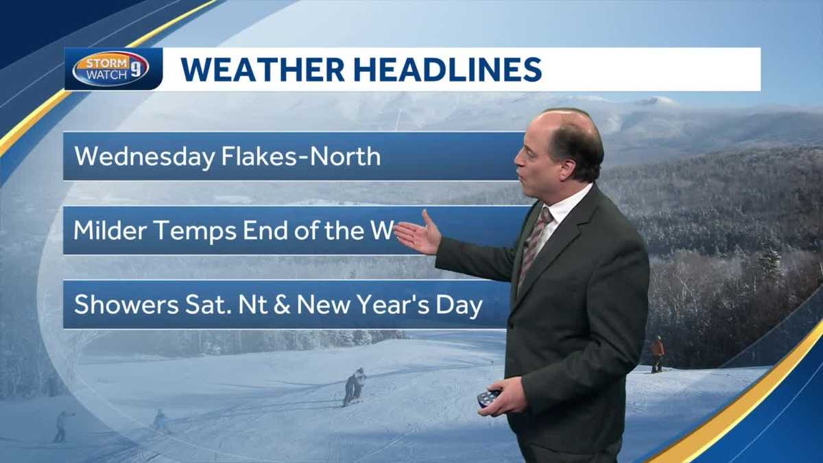 New Hampshire weather video Warm spell coming