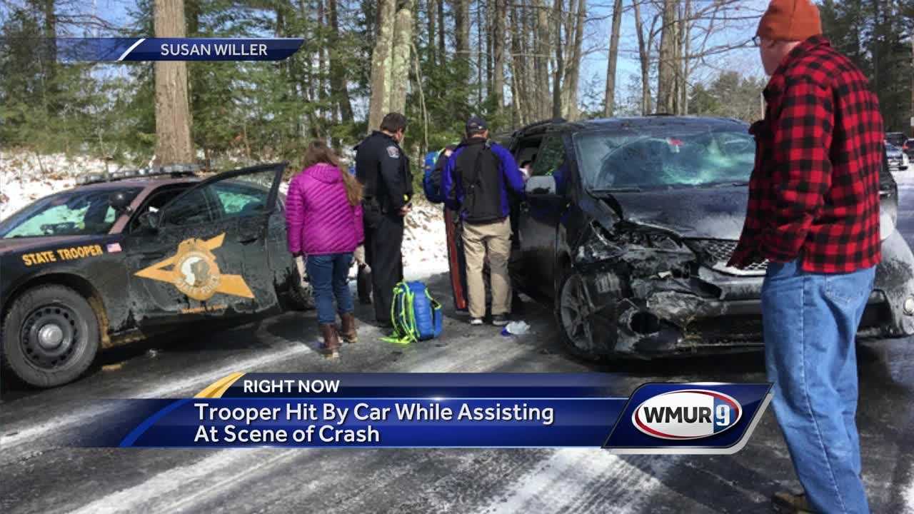 WATCH: State Trooper Recovering After Hit By Car