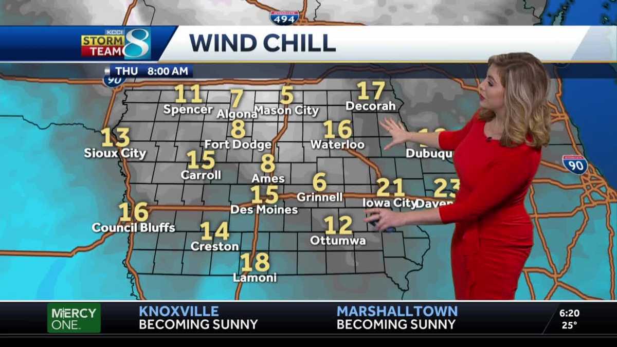Chilly start, temperatures start to warm before the weekend