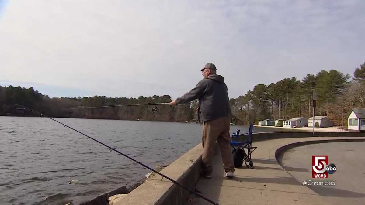 The Sandwich state fish hatchery stocks Massachusetts waterways every spring