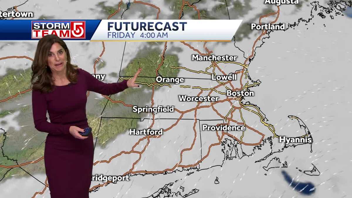 Video: Colder with temps in 40s