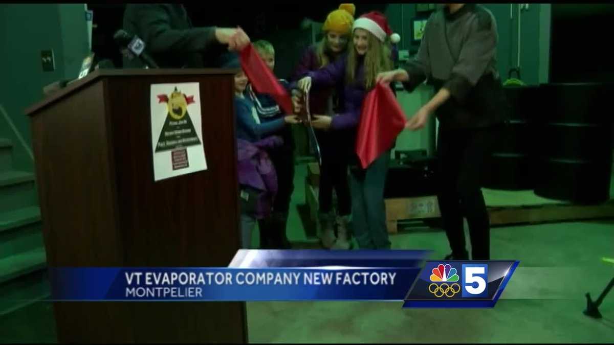 Factory opens for backyard maple evaporator company