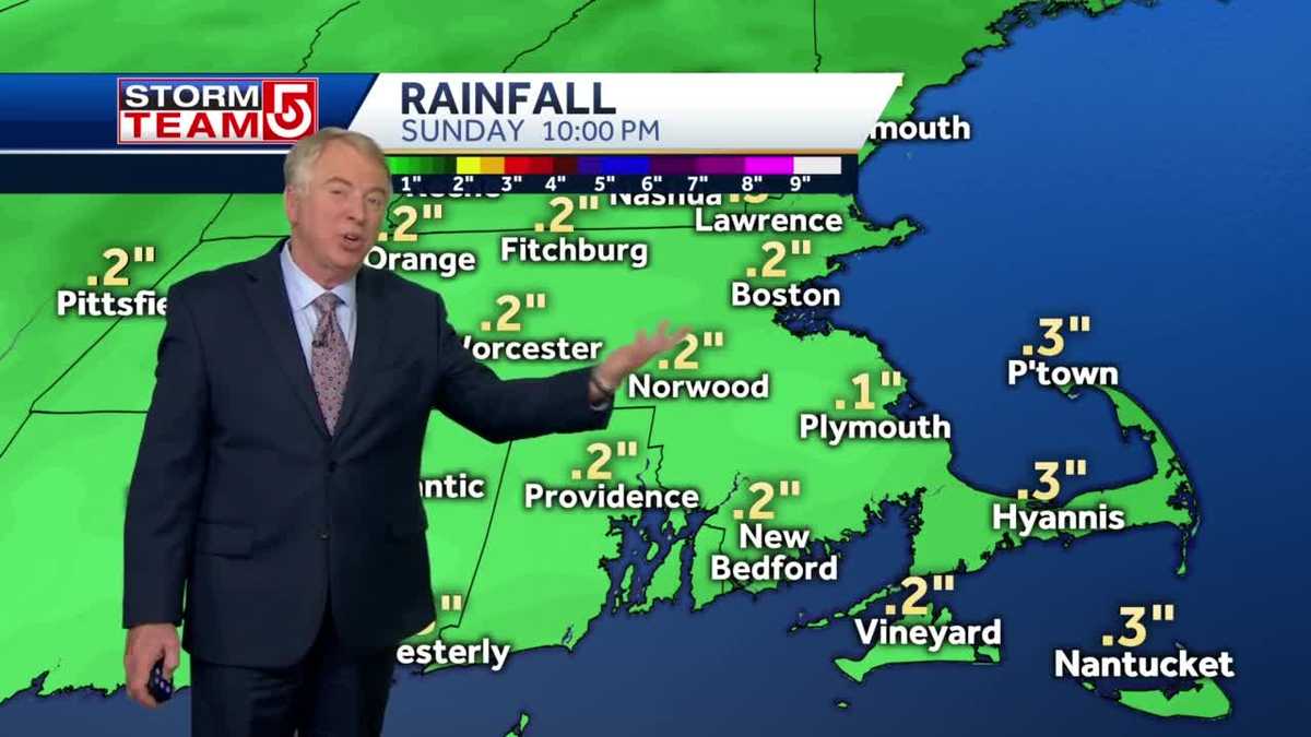 Video: Rain Saturday could end as burst of snow early Sunday