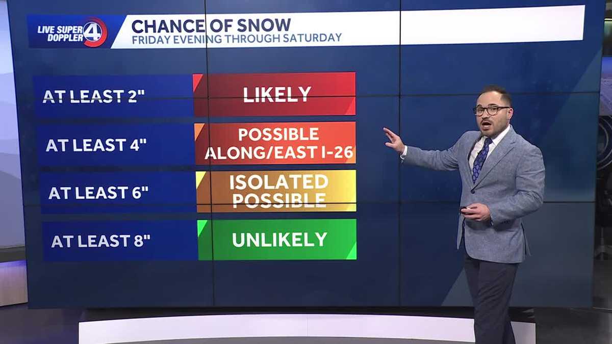 South Carolina: Tracking Snow Chances - WYFF