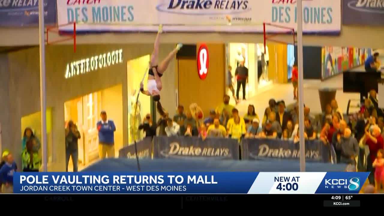 2026 Drake Relays to kick off with pole vaulting at Jordan Creek Town Center