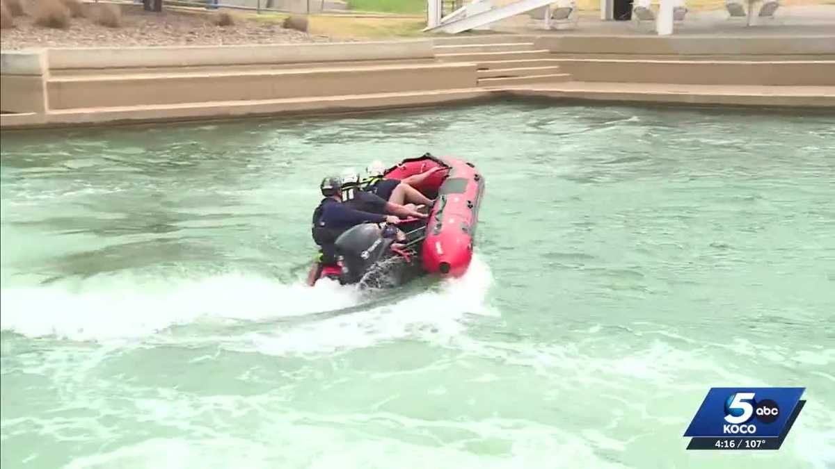 First responders train for swiftwater rescues at OKC’s RIVERSPORT
