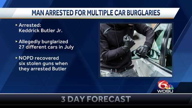 New Orleans 27 burglaries arrest - Vimarsana News
