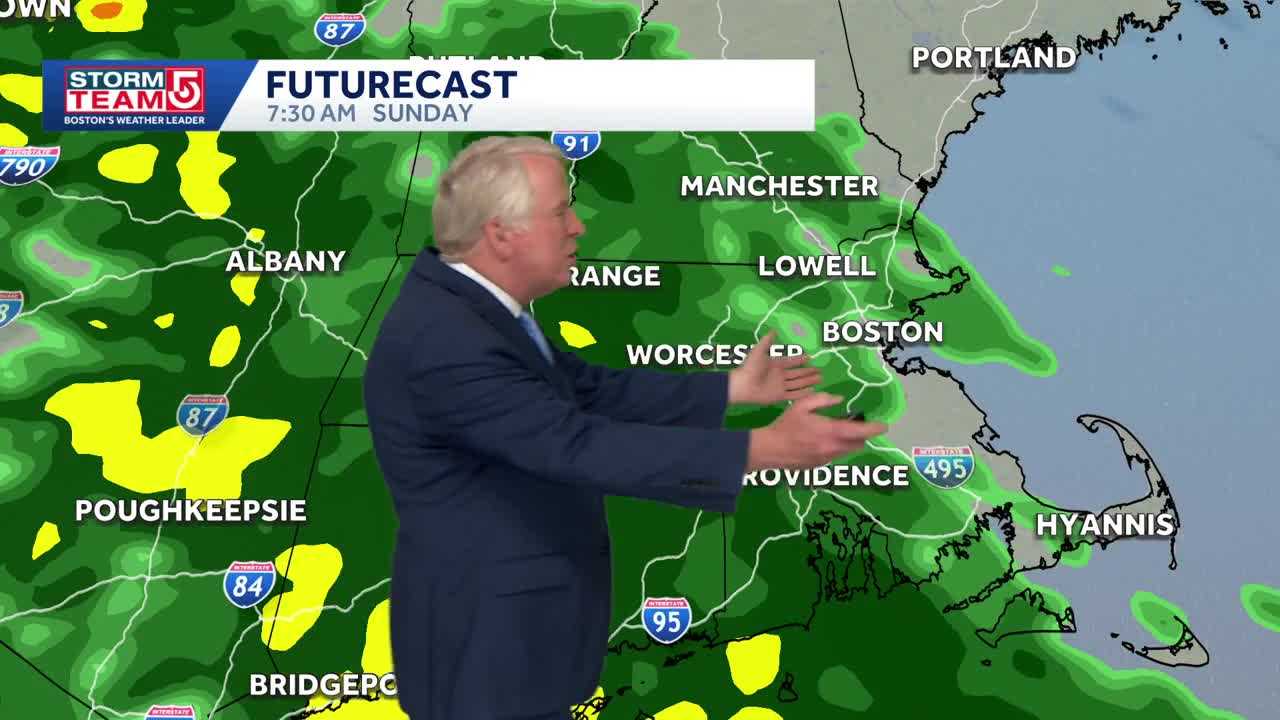 Video: Dry Friday, cool and wet Sunday