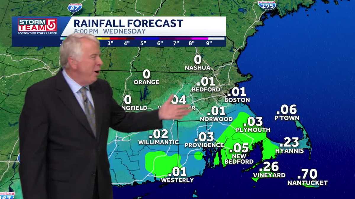 Video: Cloudy skies, spot showers tonight