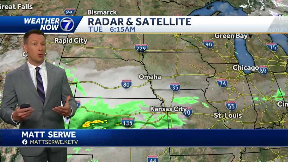 More clouds than sun Tuesday, continued cool