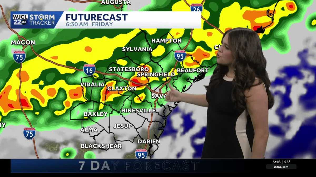 Wet weather for Friday before a big warm up next week