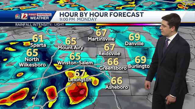 WATCH: Scattered rain and thunder Monday PM, unsettled weather this week - Vimarsana News