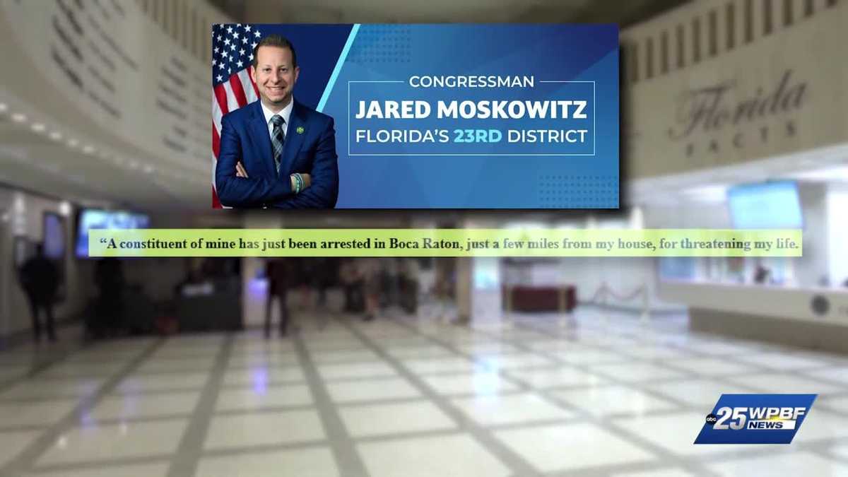 Congressman Jared Moskowitz says neighbor arrested for threatening his ...