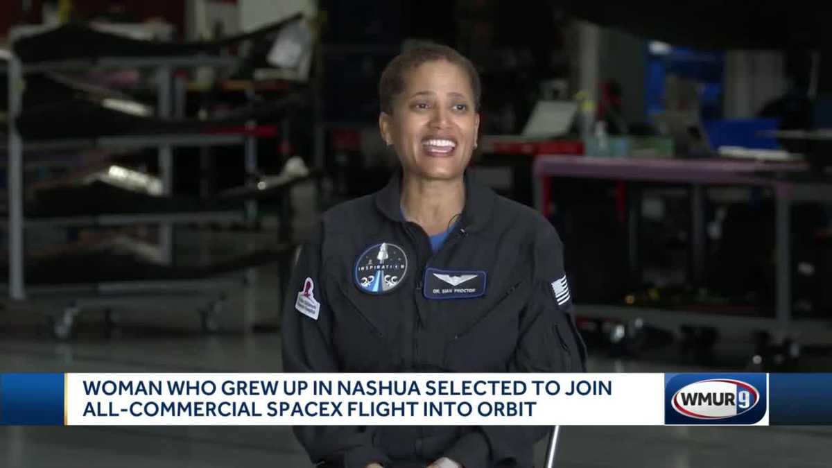 Woman from Nashua selected to join SpaceX flight into orbit